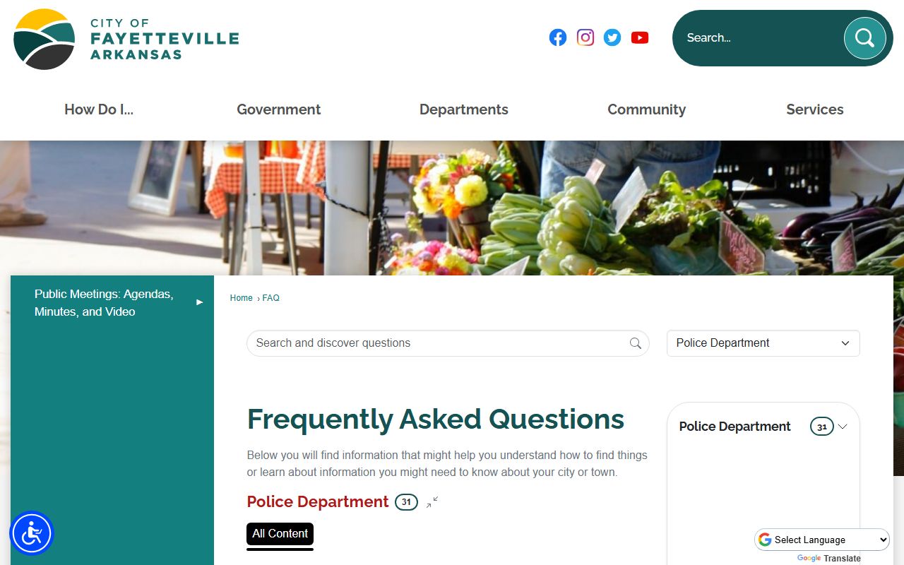 Fayetteville District Court records and payment information