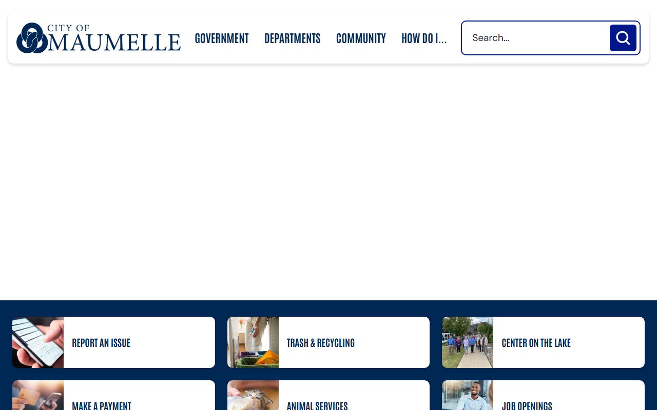 Maumelle Arkansas city website for public records and local government services