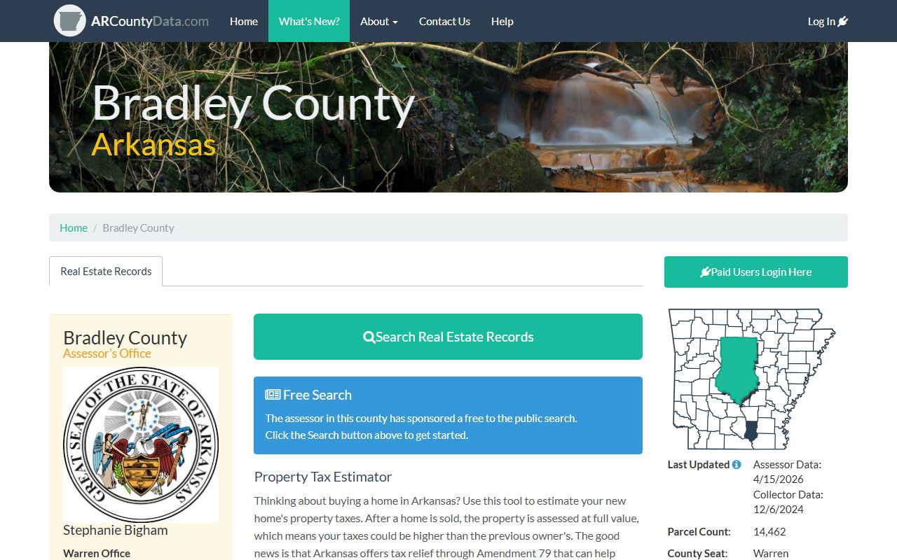 Bradley County assessor property records search
