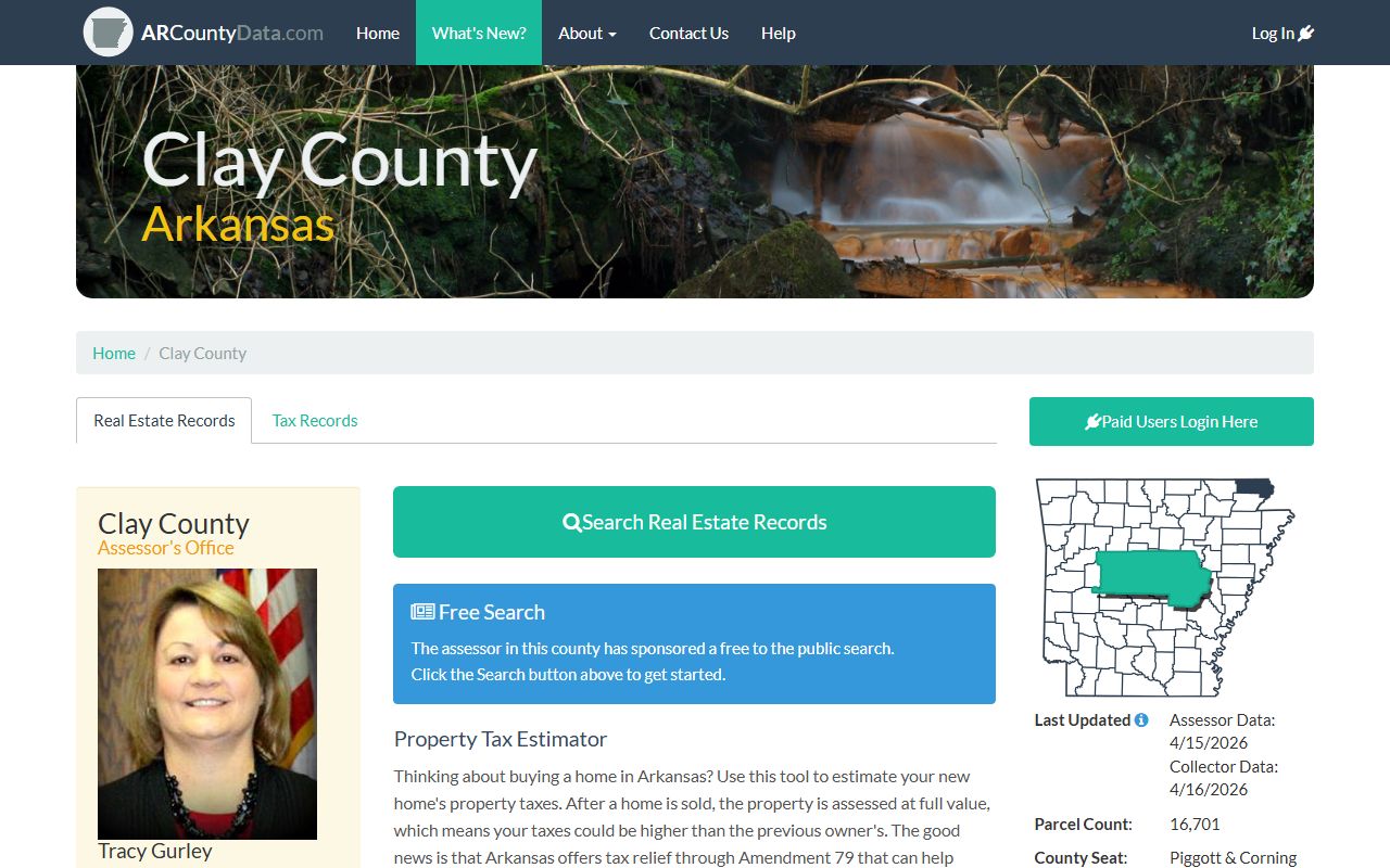 Clay County assessor public records online search