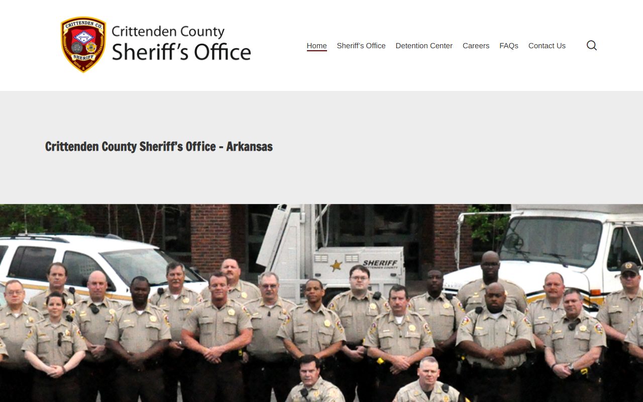 crittenden county sheriff public records arrest jail roster