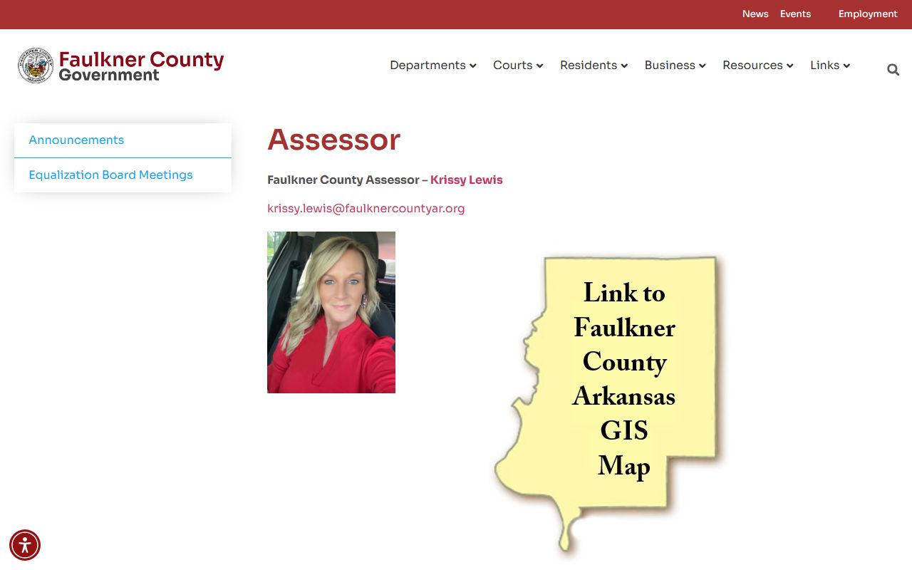 Faulkner County assessor public records and property search portal