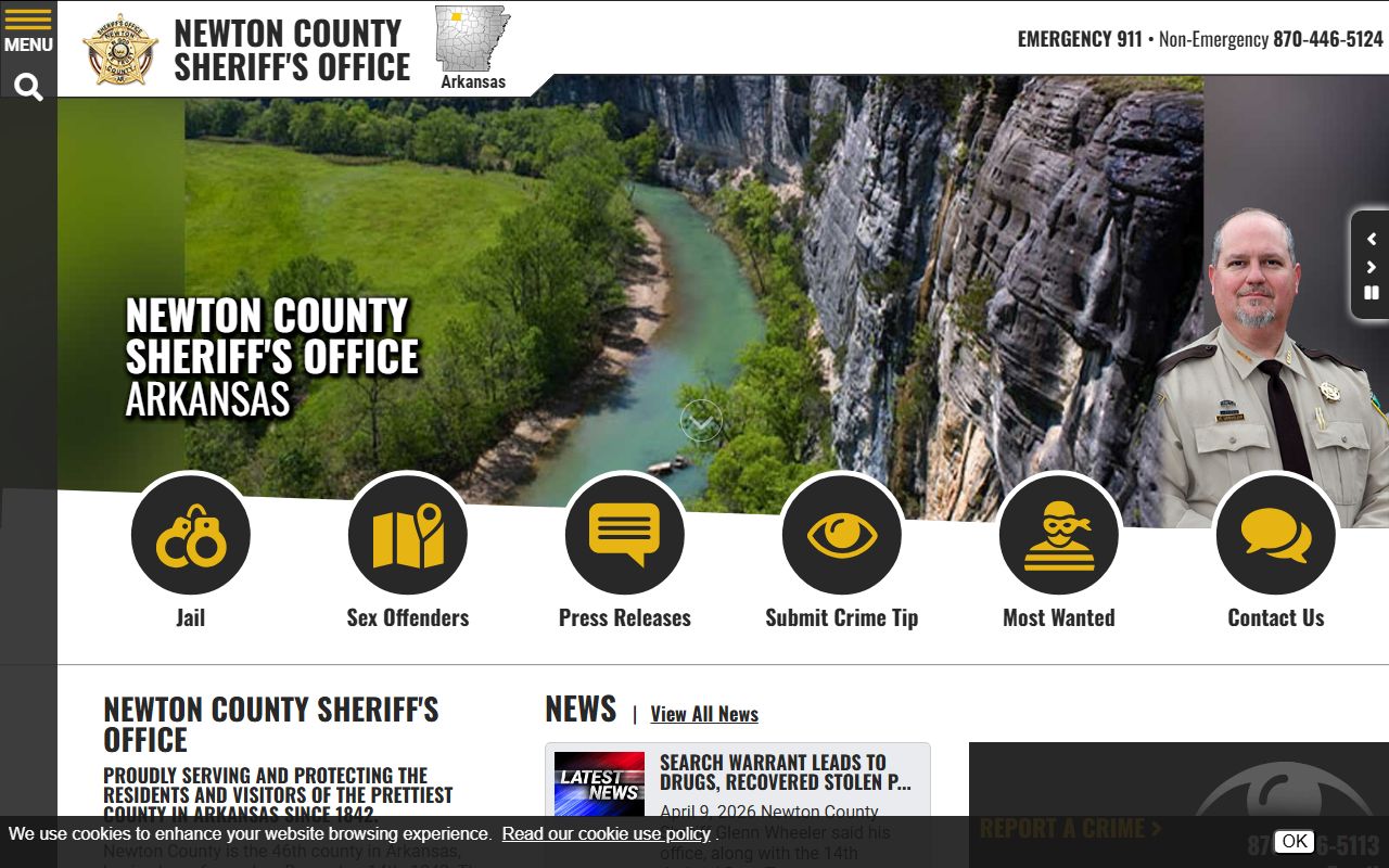 Newton County Sheriff Office public records and inmate roster