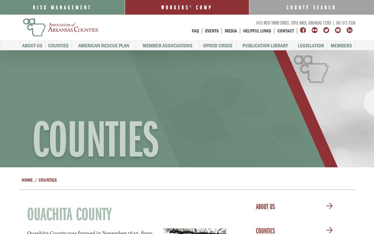 Ouachita County Arkansas government offices and public records