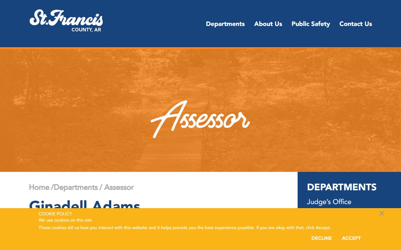 St. Francis County Assessor property records