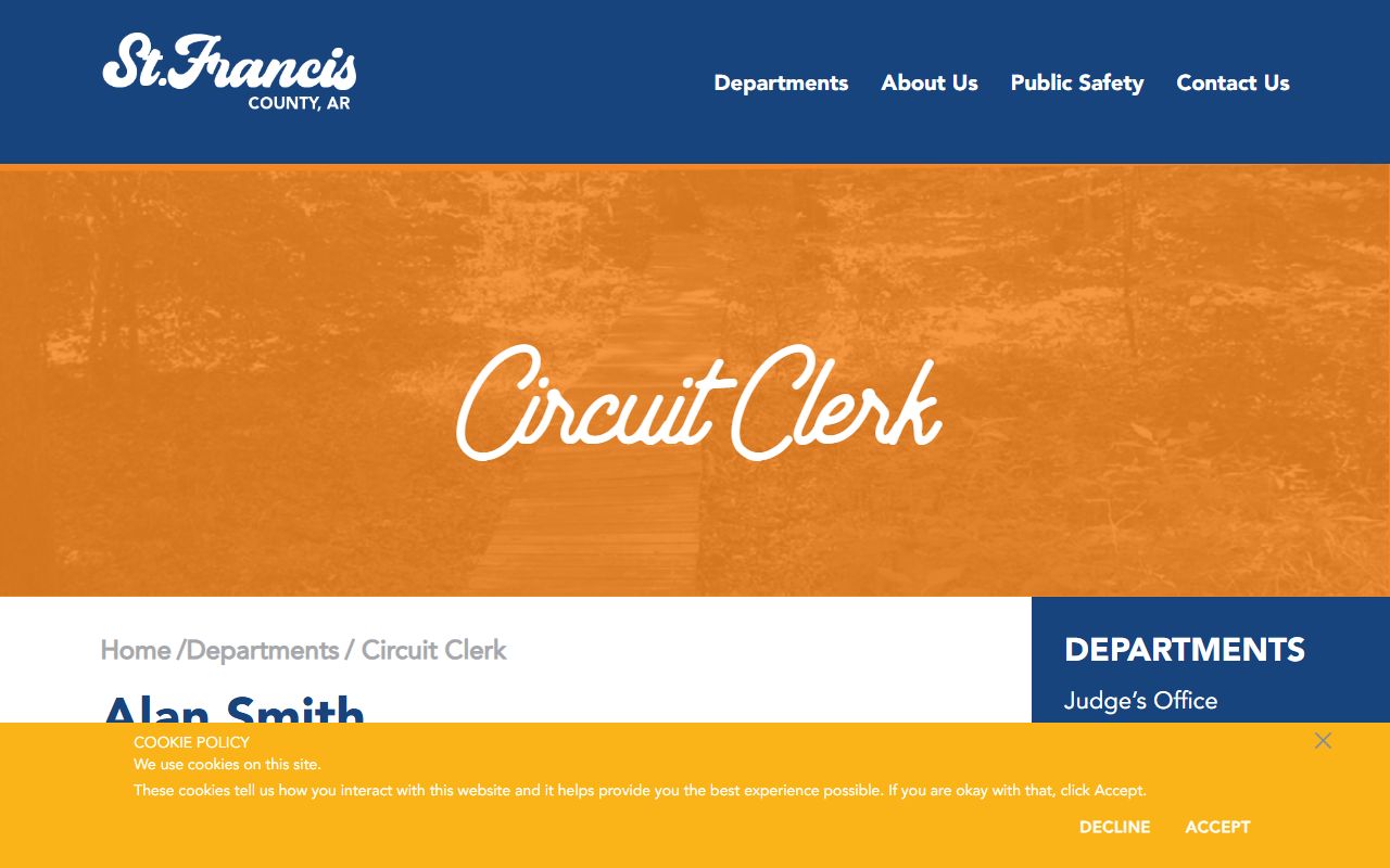 St. Francis County Circuit Clerk court records