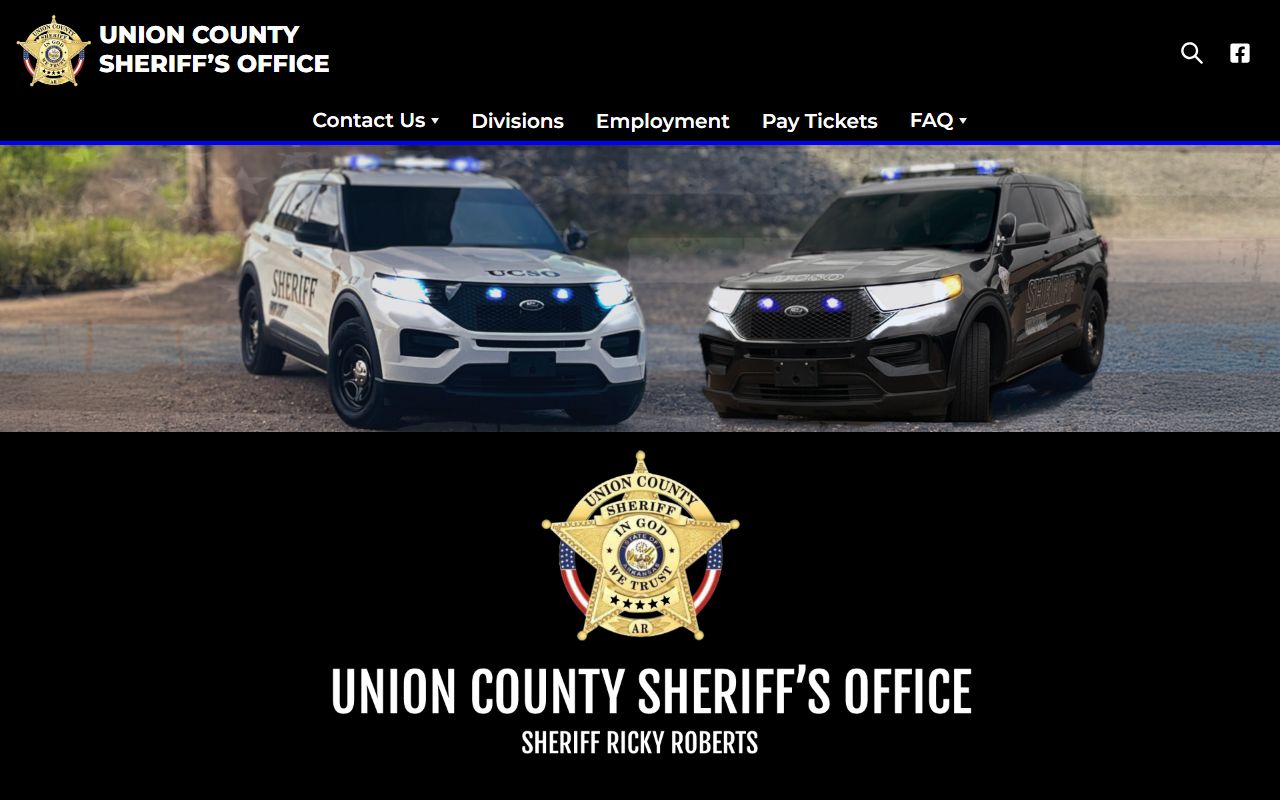 Union County Sheriff arrest records and inmate search